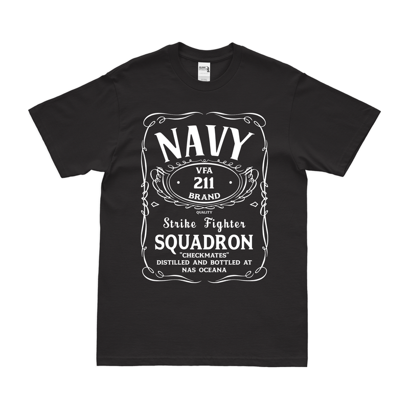 Strike Fighter Squadron 211 (VFA-211) Whiskey Label T-Shirt