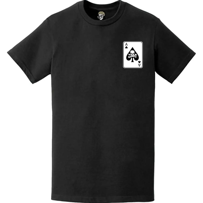 Vietnam War Death Card Left Chest T-Shirt
