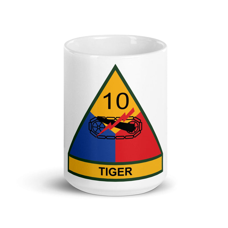 10th Armored Division White Coffee Mug