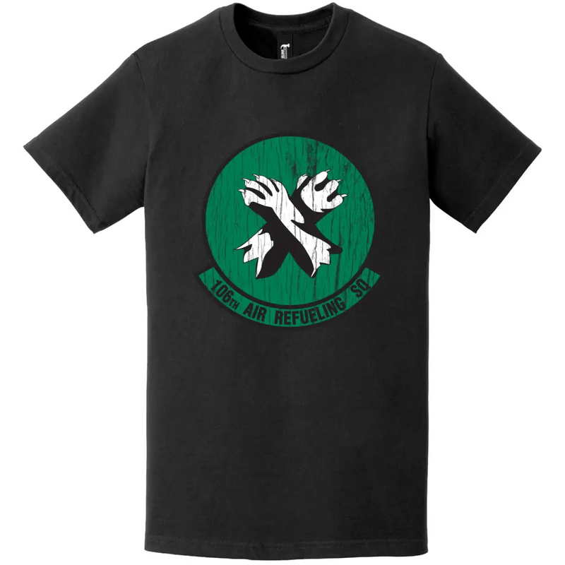 106th Air Refueling Squadron (55th ARS) Distressed Logo T-Shirt