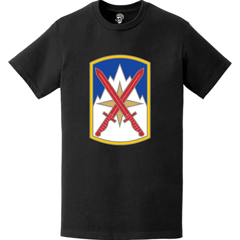 10th Mountain Division Sust Bde 'Muleskinners' Logo Emblem T-Shirt