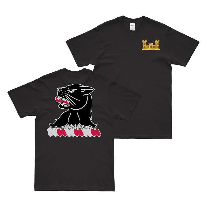 Double-Sided 11th Engineer Battalion Logo T-Shirt