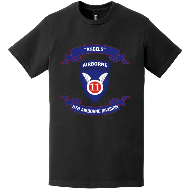 11th Airborne Division 'Angels' Scroll Emblem T-Shirt