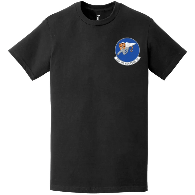 132nd Air Refueling Squadron (55th ARS) Logo Left Chest T-Shirt