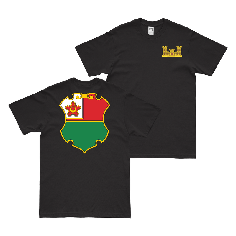 Double-Sided 13th Engineer Battalion Logo T-Shirt
