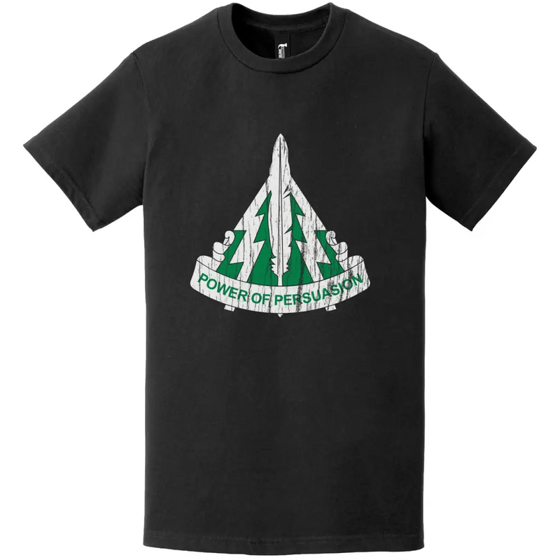 13th PSYOP Battalion Distressed Logo Emblem Insignia T-Shirt