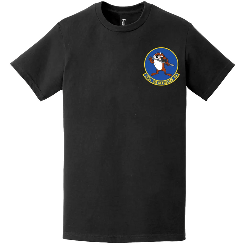 145th Air Refueling Squadron (55th ARS) Logo Left Chest T-Shirt