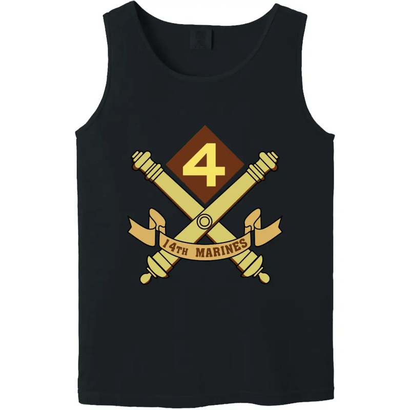 14th Marine Regiment Unit Logo Emblem Tank Top