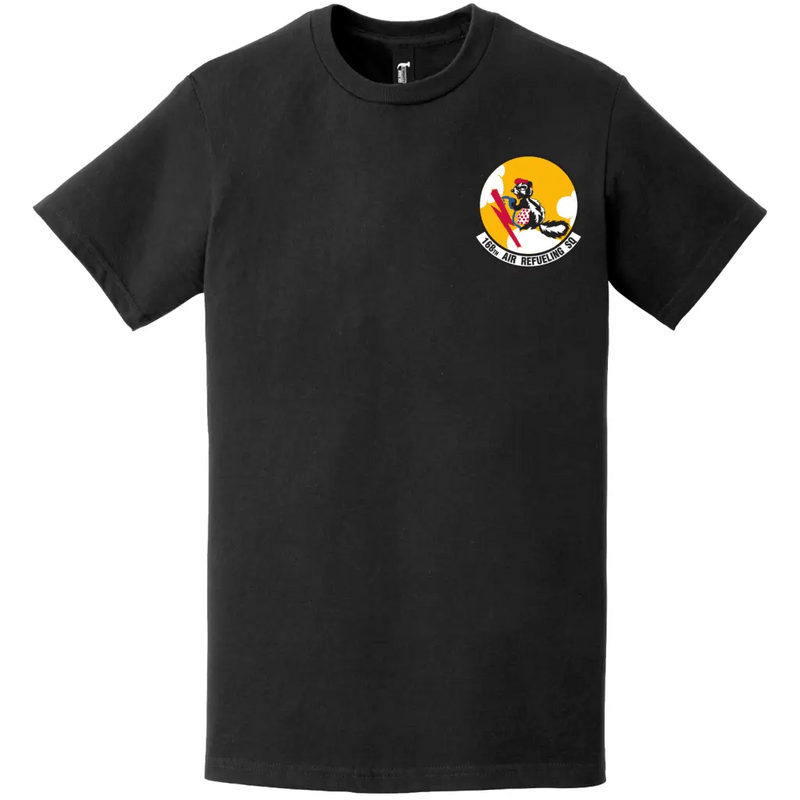 168th Air Refueling Squadron (55th ARS) Logo Left Chest T-Shirt