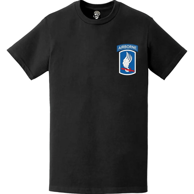 173rd Airborne Brigade SSI Logo Emblem Left Chest T-Shirt