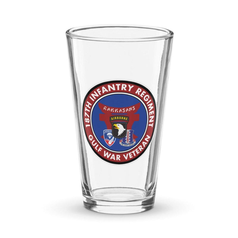 187th Infantry "Rakkasans" Gulf War Veteran Beer Pint Glass