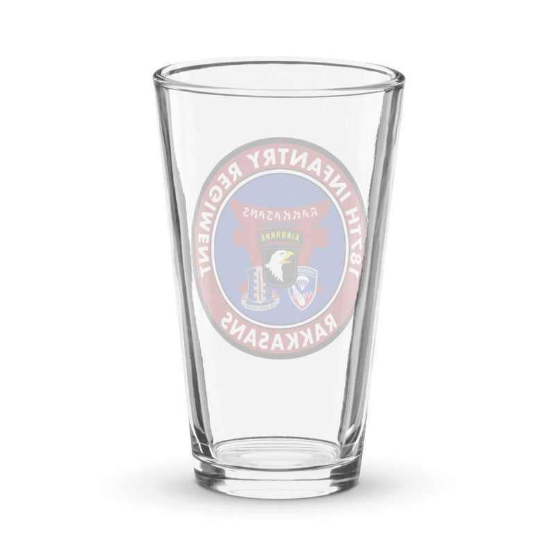 187th Infantry Regiment "Rakkasans" Beer Pint Glass
