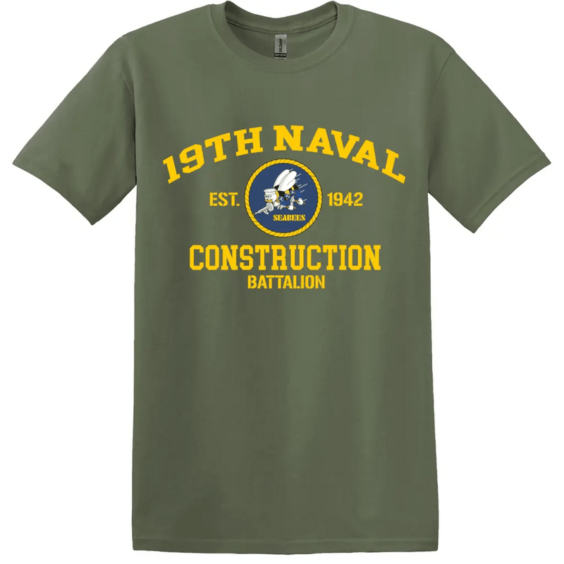19th Naval Construction Battalion (19th NCB) WW2 Legacy T-Shirt