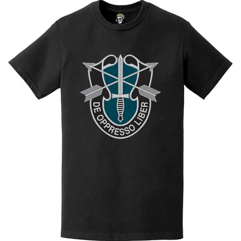 19th Special Forces Group De Oppresso Logo T-Shirt