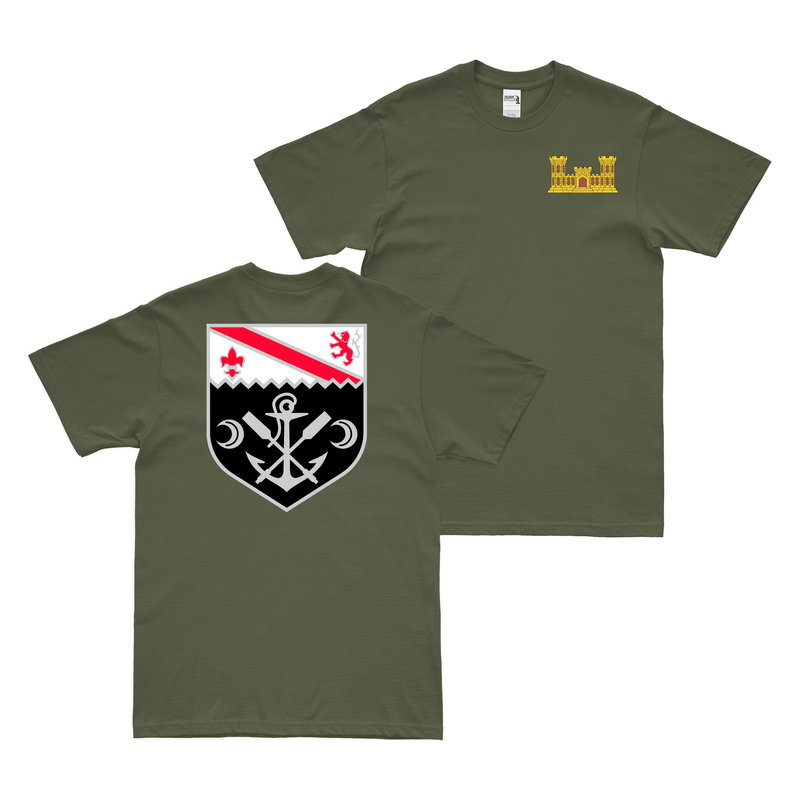 Double-Sided 1st Engineer Battalion Logo T-Shirt