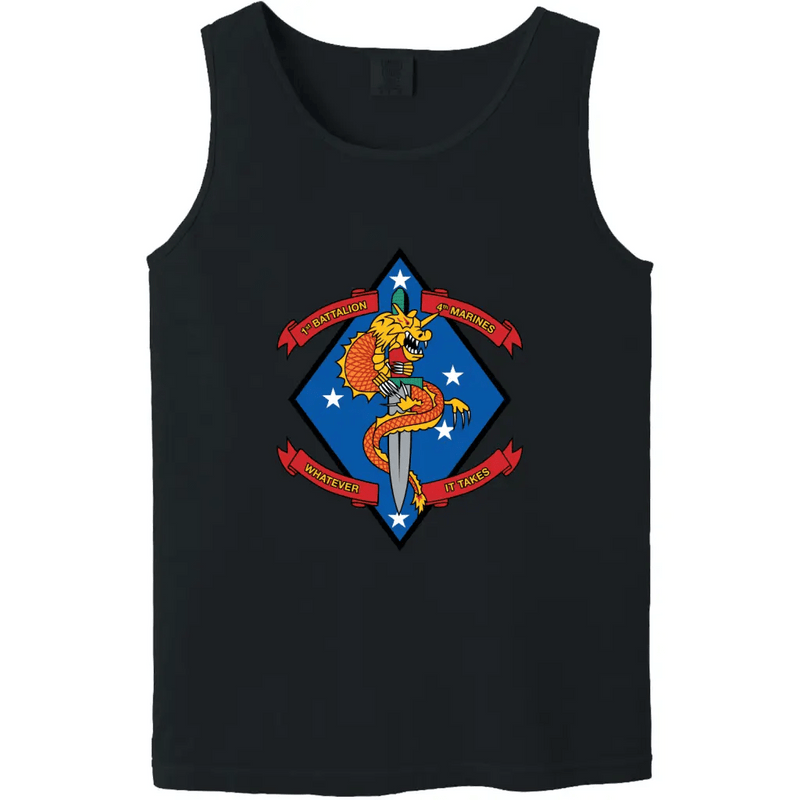 1st Battalion, 4th Marines (1/4 Marines) Unit Logo Tank Top