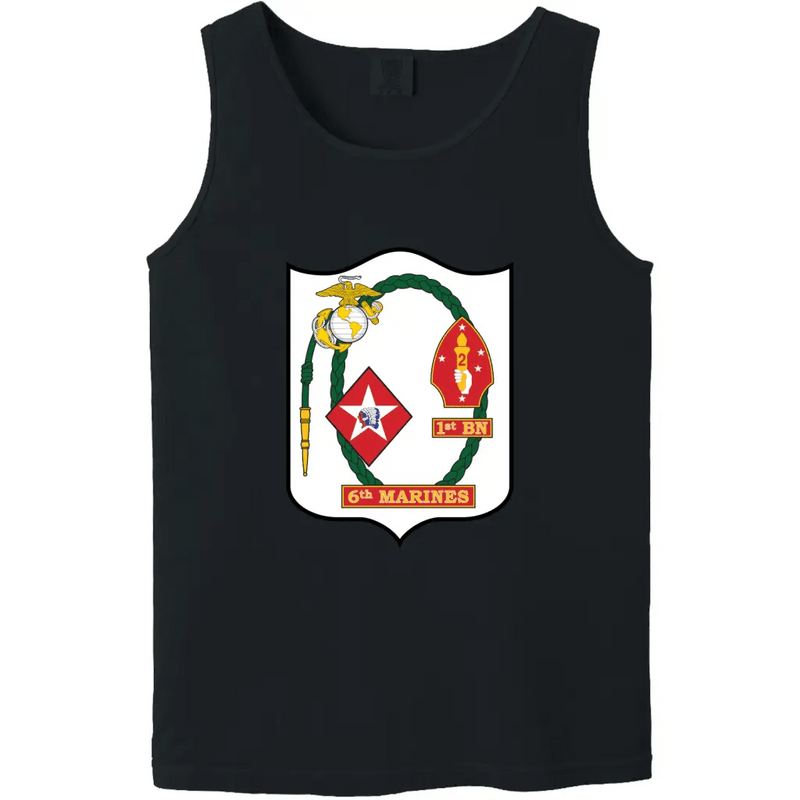 1st Battalion, 6th Marines (1/6) Unit Logo Emblem Tank Top
