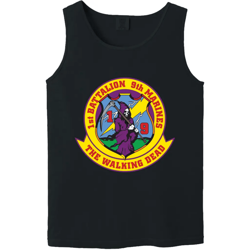1st Battalion, 9th Marines (1/9) Unit Logo Emblem Tank Top