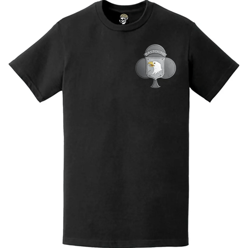 1st BCT "Bastogne" 101st Airborne Division Left Chest T-Shirt