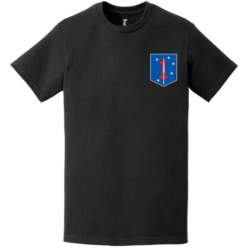 1st Marine Raider Battalion (1st MRB) Left Chest T-Shirt