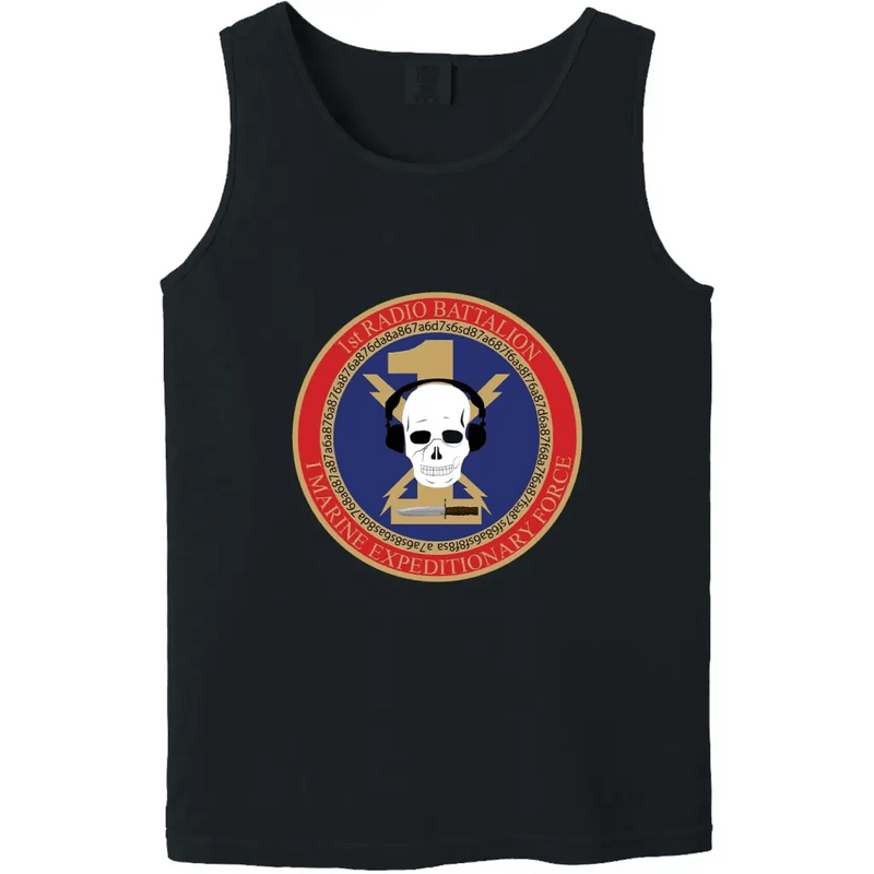 1st Radio Battalion Unit Logo Emblem Tank Top