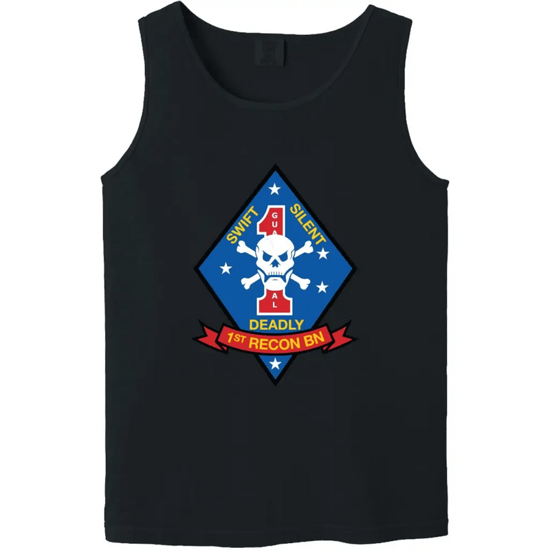1st Recon Battalion Unit Logo Emblem Tank Top