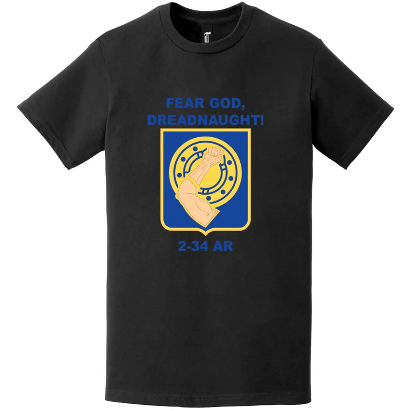 2-34 Armor Regiment DUI Logo Emblem Crest T-Shirt