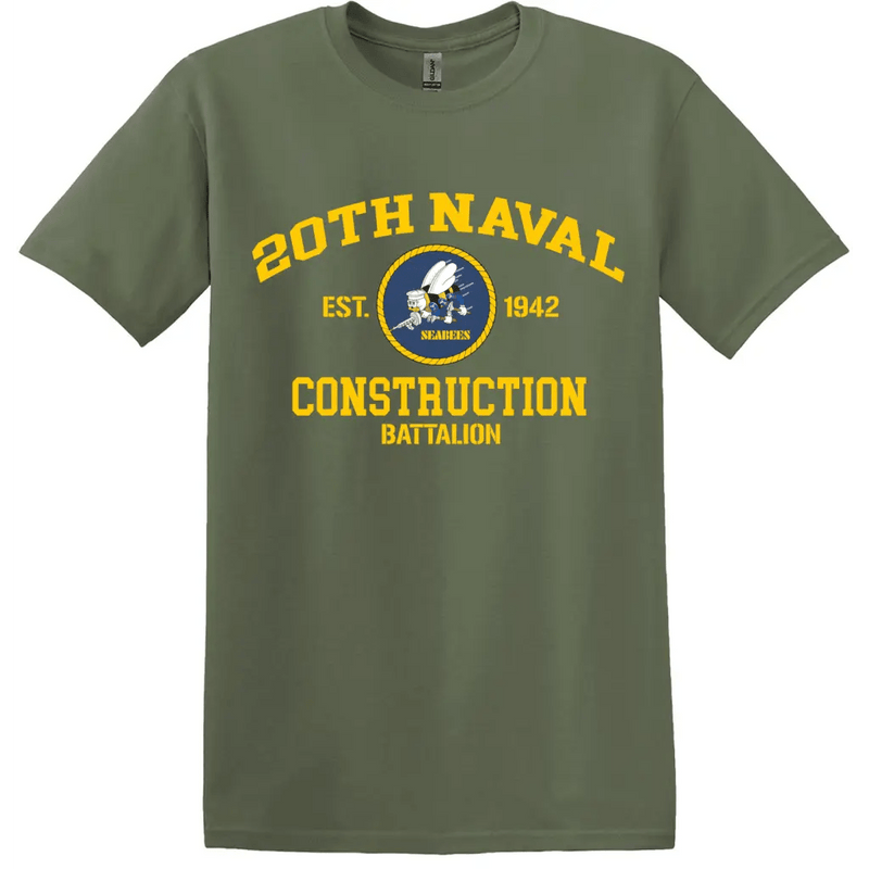 20th Naval Construction Battalion (20th NCB) WW2 Legacy T-Shirt