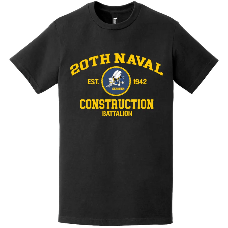 20th Naval Construction Battalion (20th NCB) WW2 Legacy T-Shirt