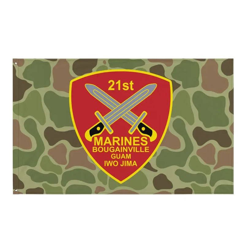 21st Marine Regiment Frogskin Camo Flag