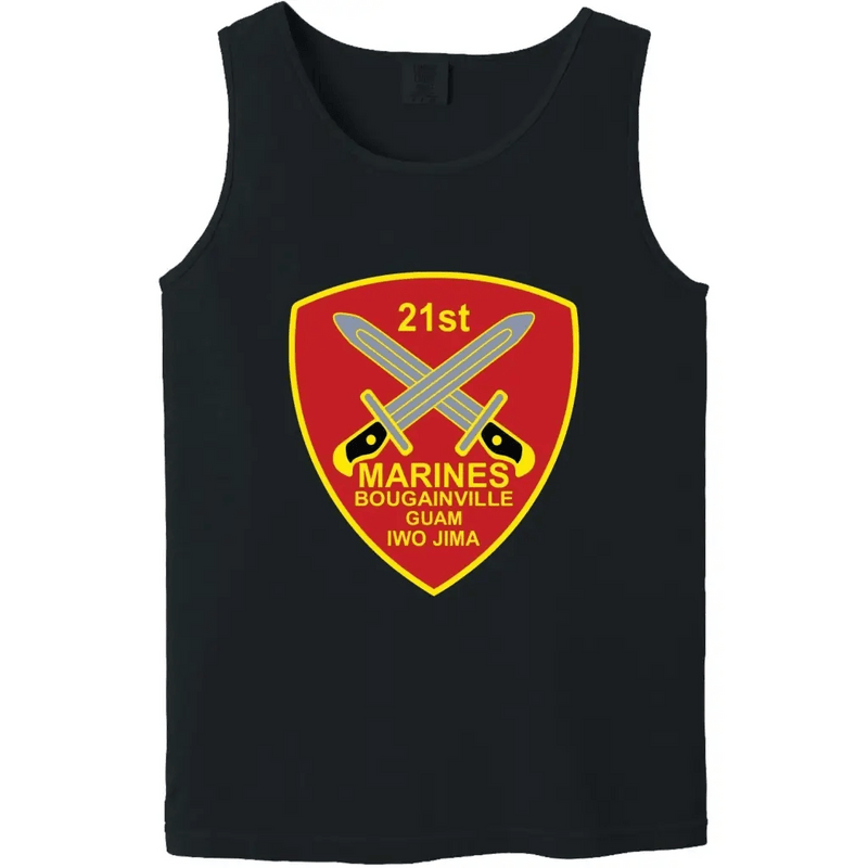 21st Marine Regiment Unit Logo Emblem Tank Top