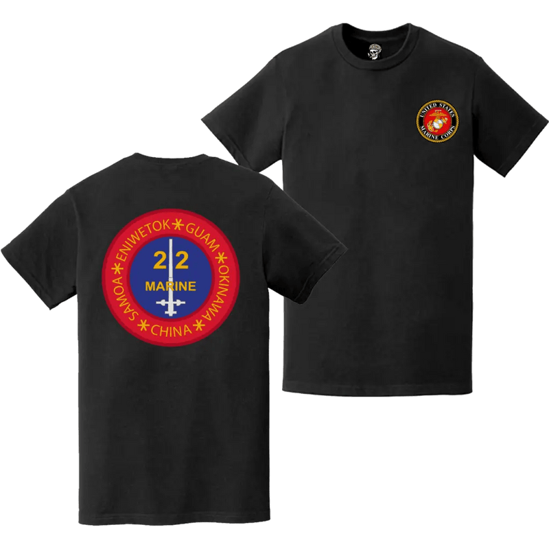22nd Marine Regiment Double-Sided EGA Logo T-Shirt