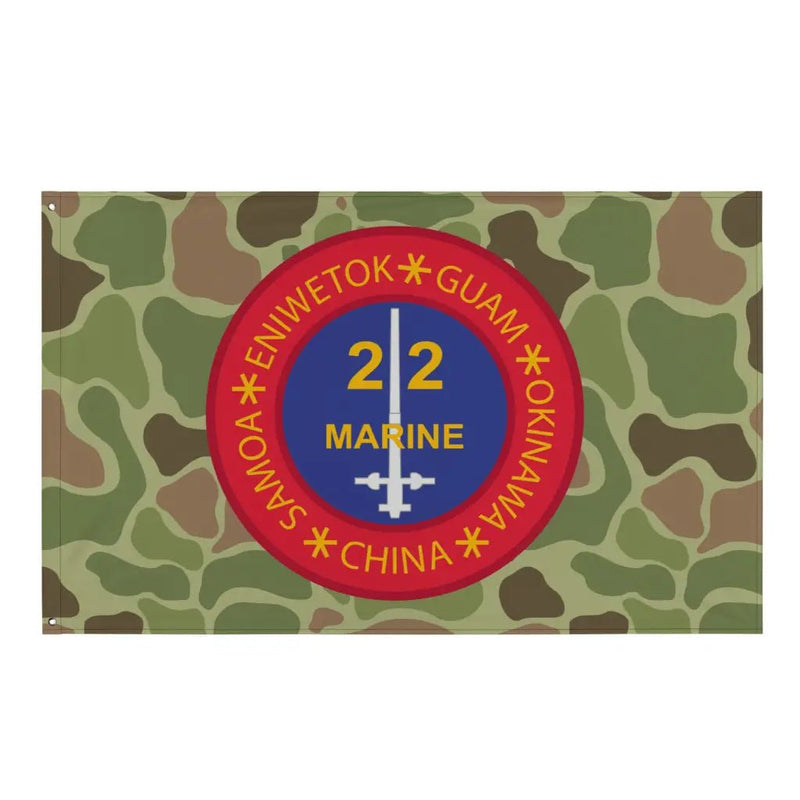 22nd Marine Regiment Frogskin Camo Flag
