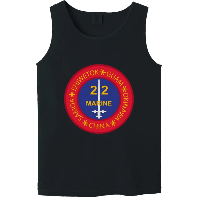 22nd Marine Regiment Unit Logo Emblem Tank Top