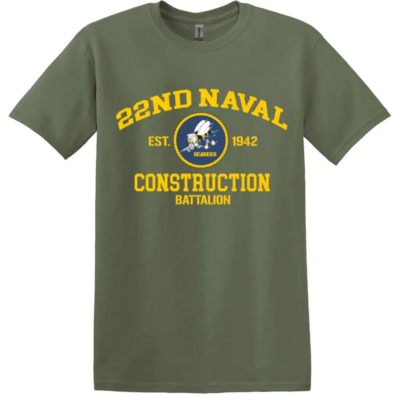 22nd Naval Construction Battalion (22nd NCB) WW2 Legacy T-Shirt