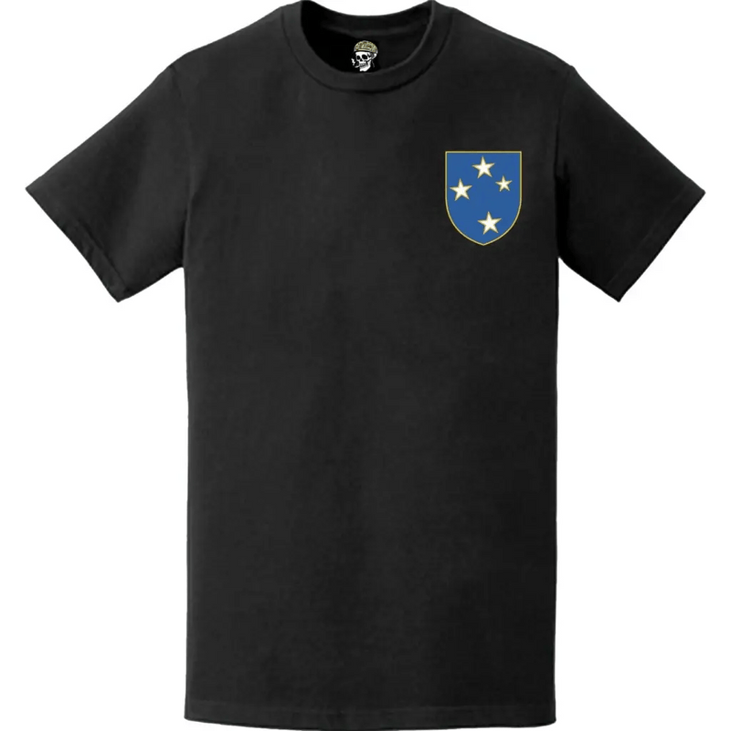 23rd Infantry Division (23rd ID) CSIB Logo Left Chest T-Shirt