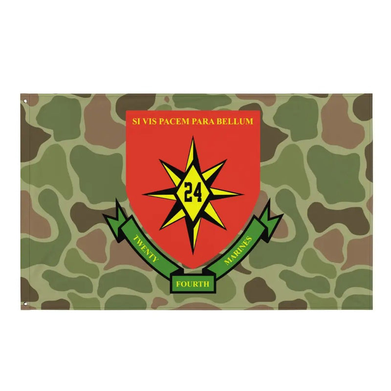 24th Marine Regiment Frogskin Camo Flag