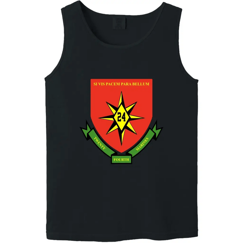 24th Marine Regiment Unit Logo Emblem Tank Top