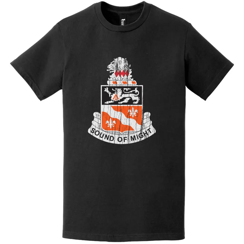 250th Signal Battalion Distressed DUI Logo Emblem T-Shirt