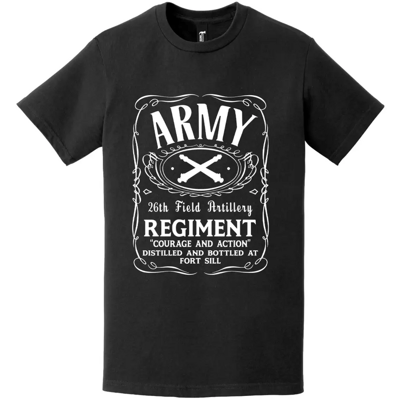 26th Field Artillery Regiment Whiskey Label T-Shirt