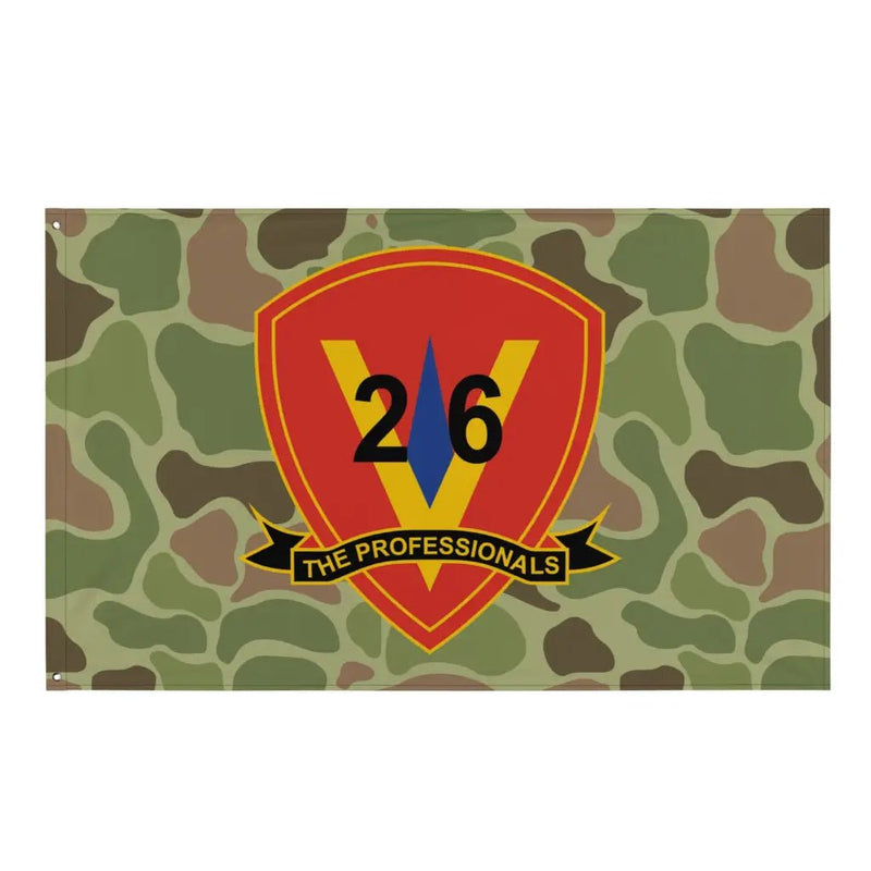 26th Marine Regiment Frogskin Camo Flag