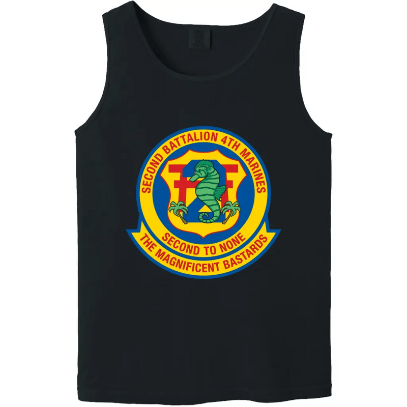2nd Battalion, 4th Marines (2/4) Unit Logo Emblem Tank Top