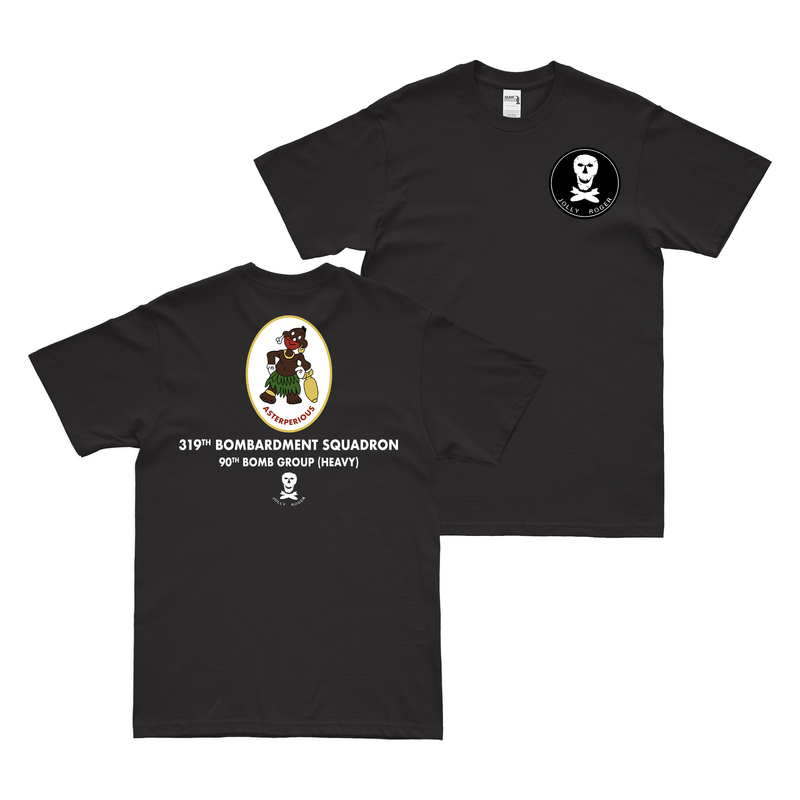 Double-Sided 319th Bomb Squadron w/ Text T-Shirt