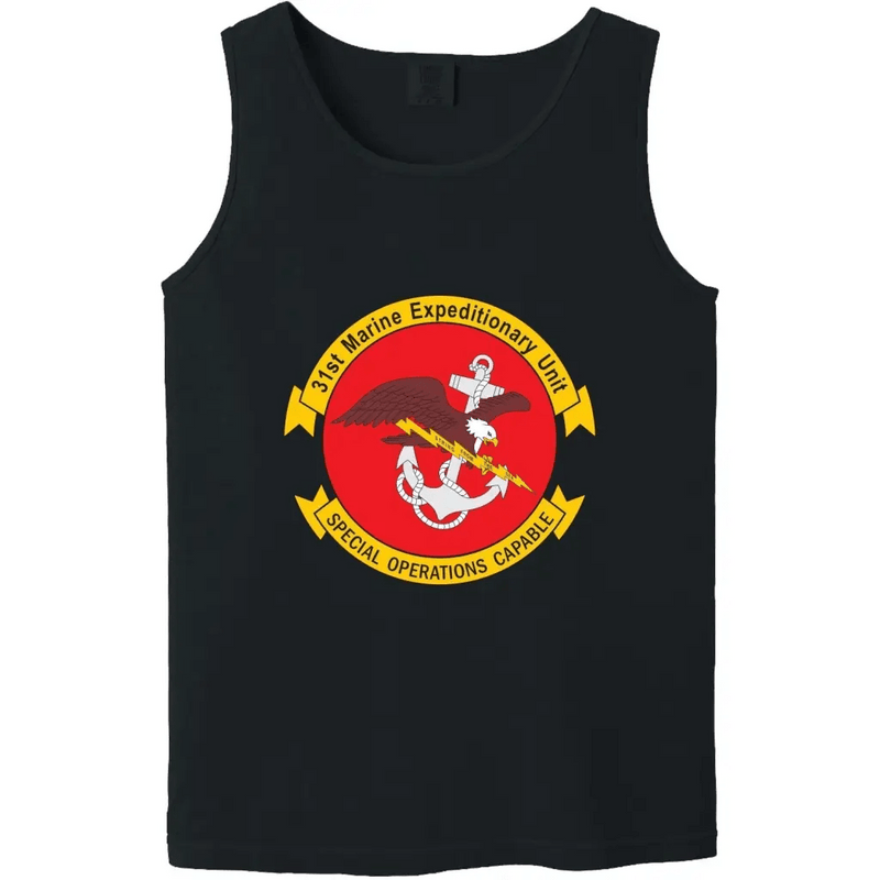 31st Marine Expeditionary Unit (31st MEU) Vintage Logo Emblem Tank Top