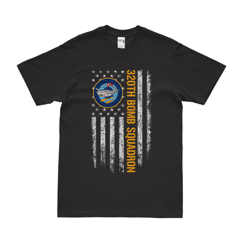 320th Bomb Squadron American Flag T-Shirt