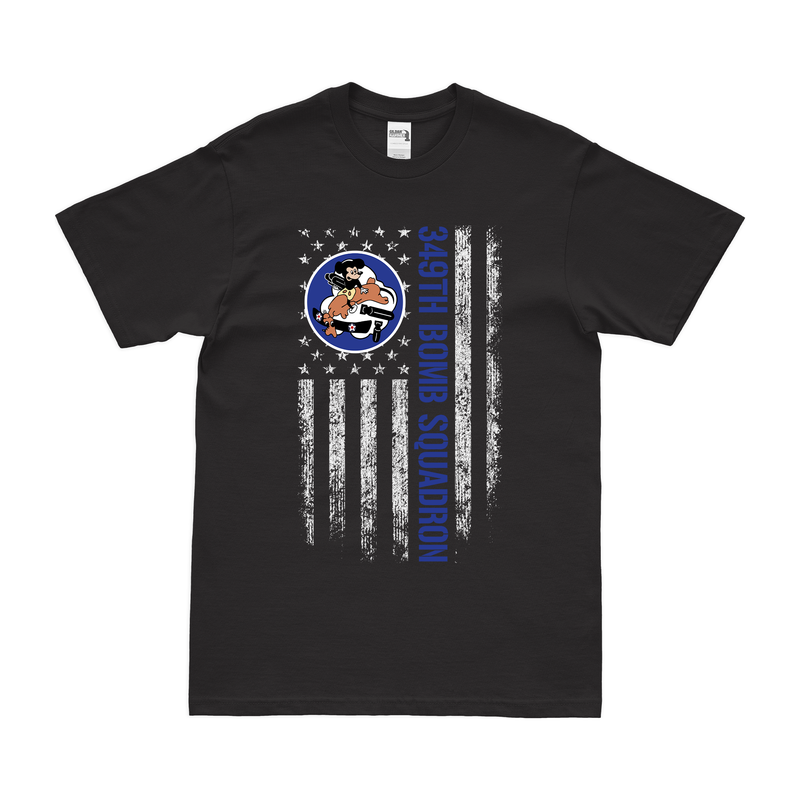 349th Bomb Squadron American Flag T-Shirt