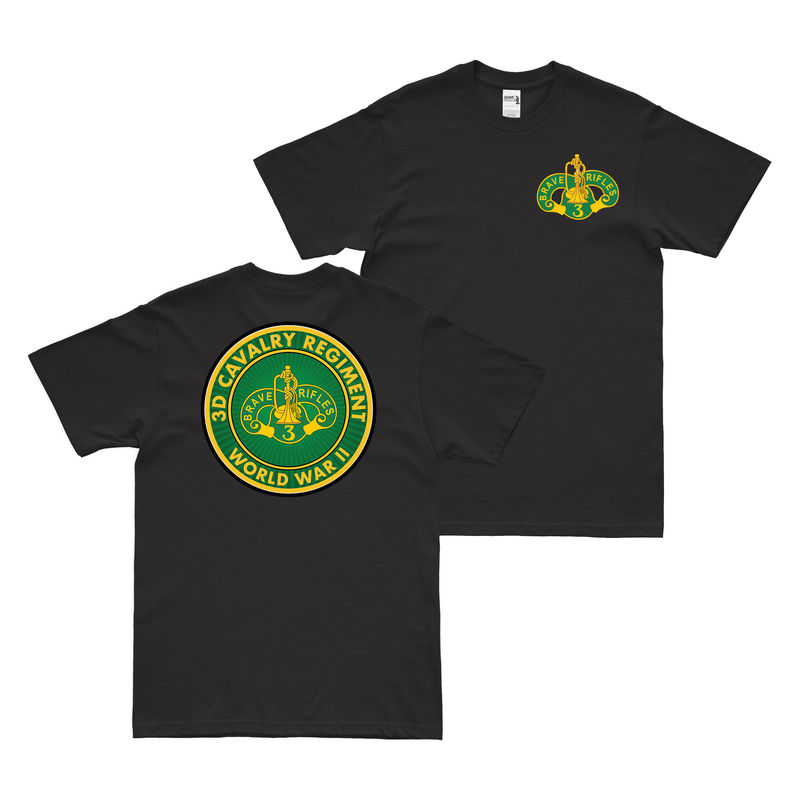 Double-Sided 3d Cavalry Regiment WW2 T-Shirt