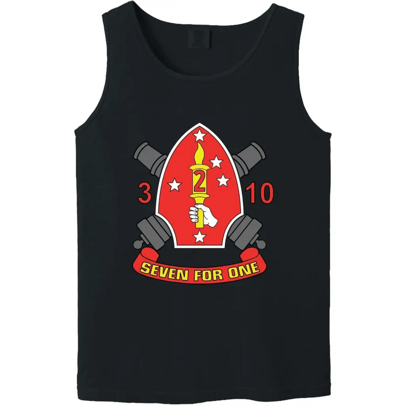 3rd Battalion, 10th Marines (3/10) Unit Logo Emblem Tank Top
