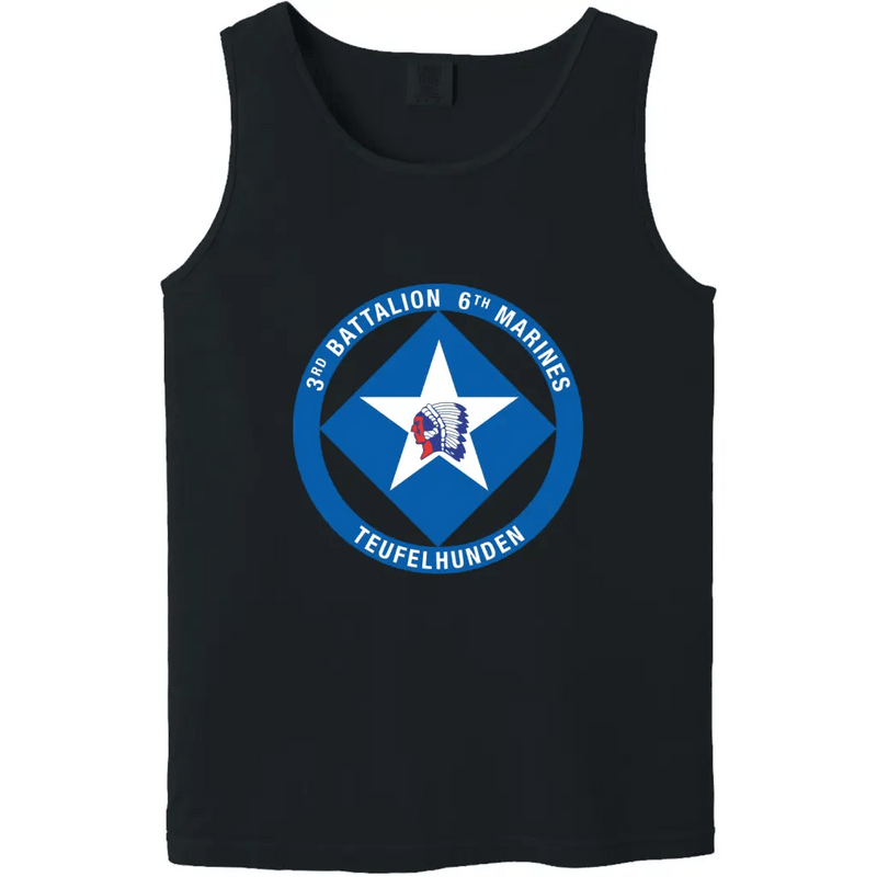 3rd Battalion, 6th Marines (3/6) Unit Logo Emblem Tank Top