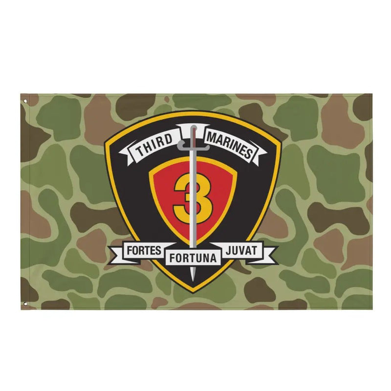 3rd Marine Regiment Frogskin Camo Flag